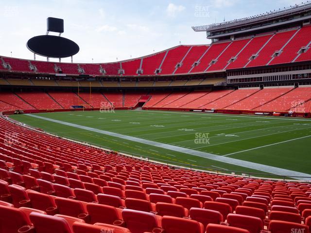 Seating view for GEHA Field at Arrowhead Stadium Section 132