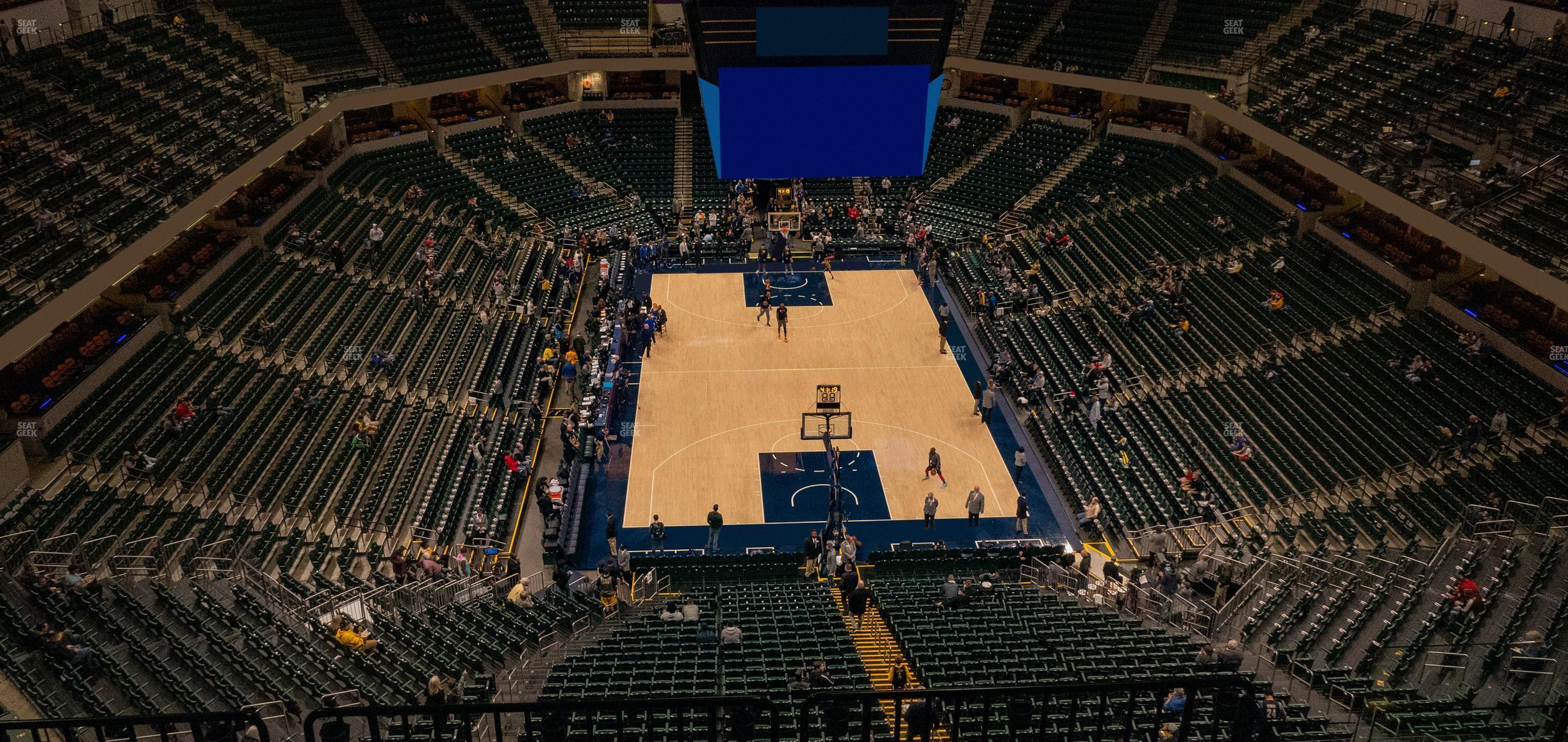 Seating view for Gainbridge Fieldhouse Section 201