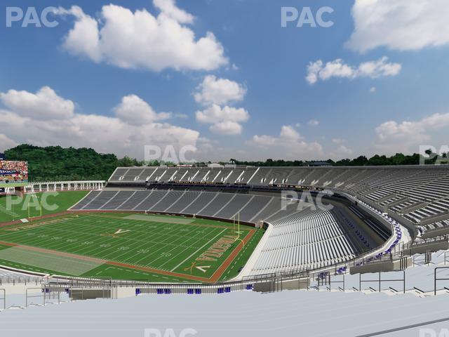 Seating view for Scott Stadium Section 527