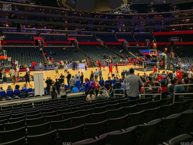 Seating view for Crypto.com Arena Section 112