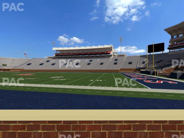 Seating view for Vaught Hemingway Stadium Section Chairback B