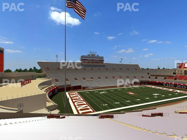 Seating view for Memorial Stadium - Indiana Section 31