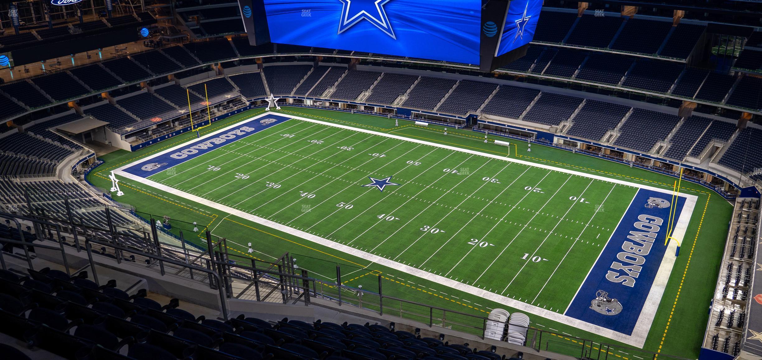 Seating view for AT&T Stadium Section 438