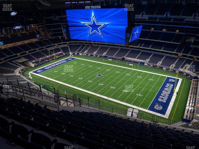 Seating view for AT&T Stadium Section 438