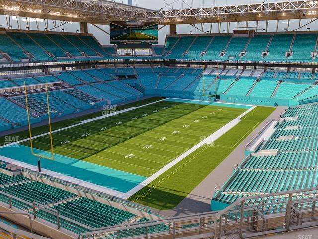 Seating view for Hard Rock Stadium Section 327