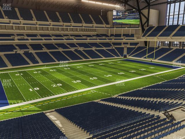 Seating view for Lucas Oil Stadium Section 317