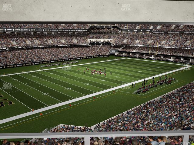 Seating view for Caesars Superdome Section Suite 336