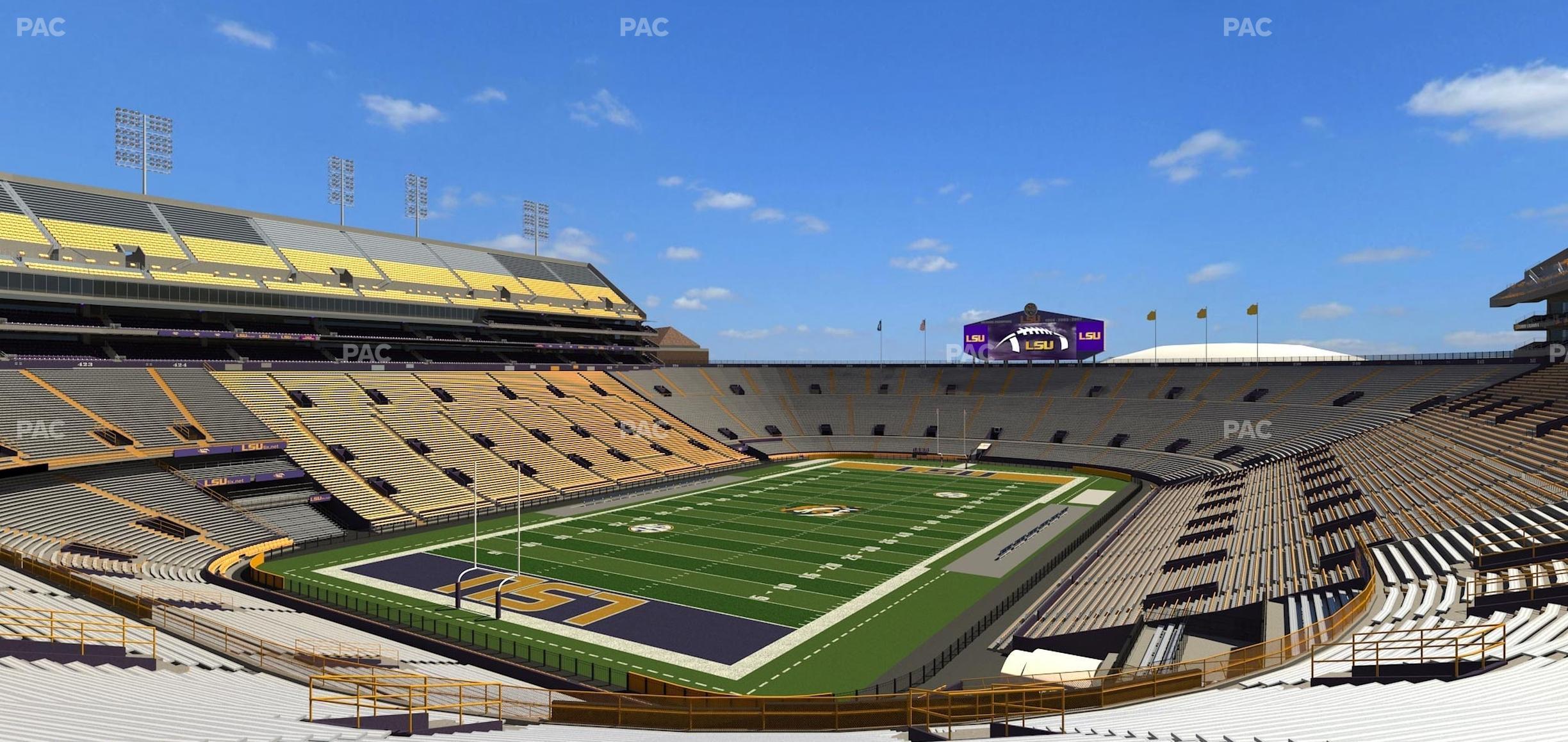 Seating view for Tiger Stadium Section 414