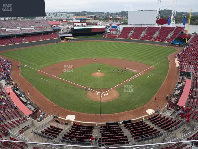 Seating view for Great American Ball Park Section 423