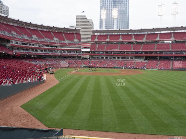 Seating view for Great American Ball Park Section 140