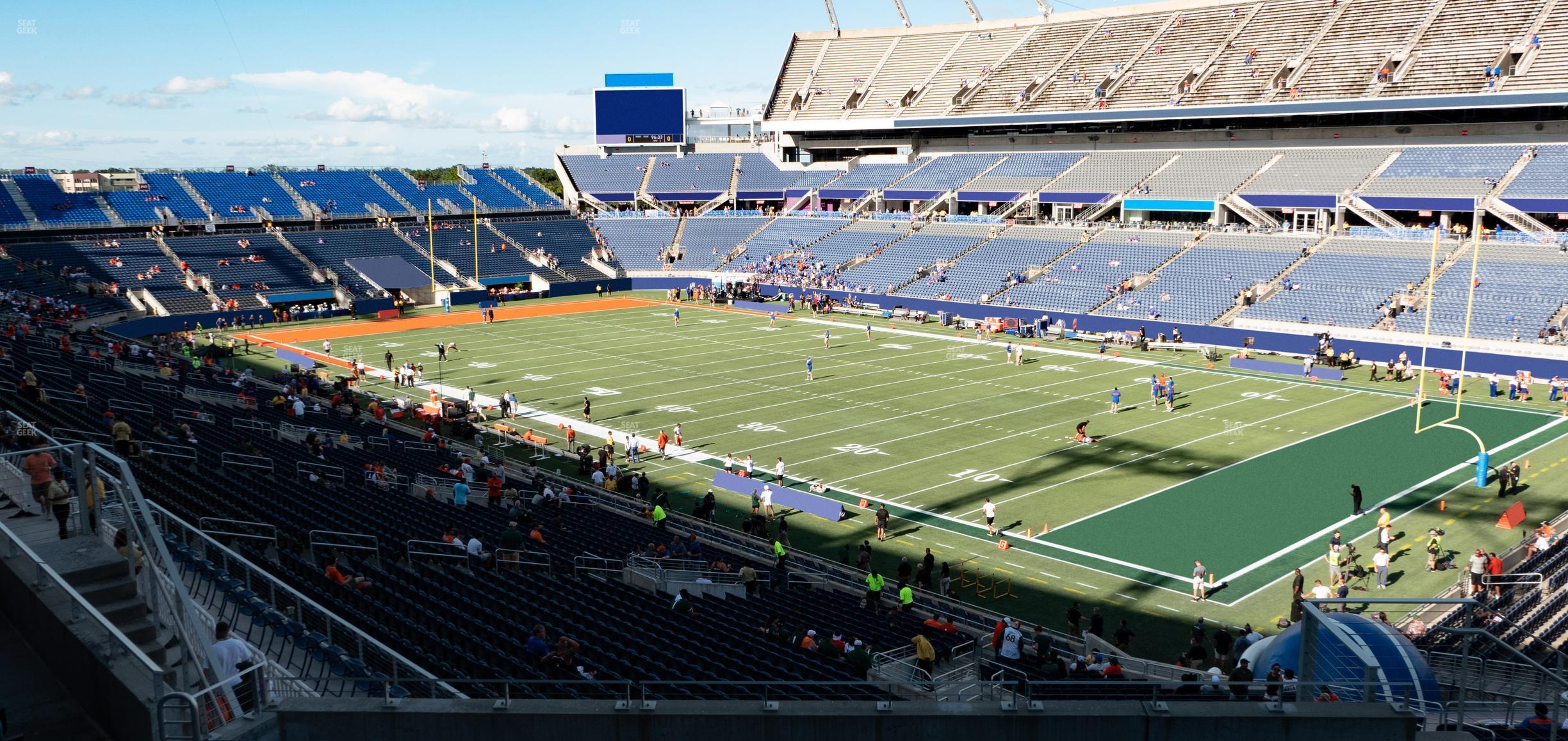 Seating view for Camping World Stadium Section Plaza 27