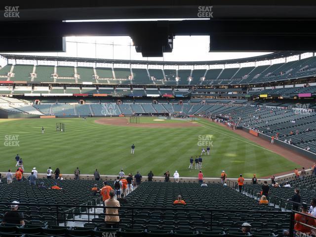 Seating view for Oriole Park at Camden Yards Section 83