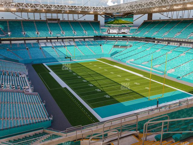 Seating view for Hard Rock Stadium Section 336