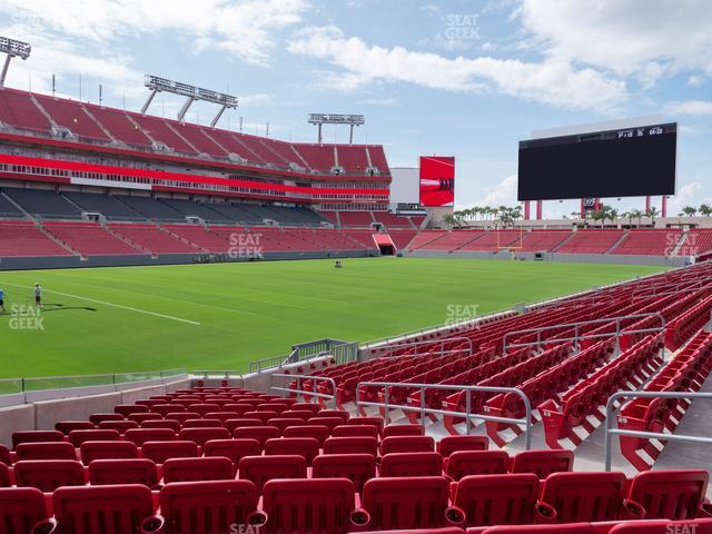 Seating view for Raymond James Stadium Section 103