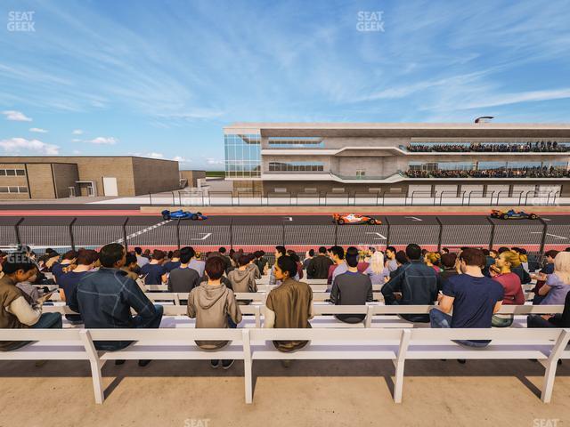 Seating view for Circuit of The Americas Section Main Grandstand Loge 2 C