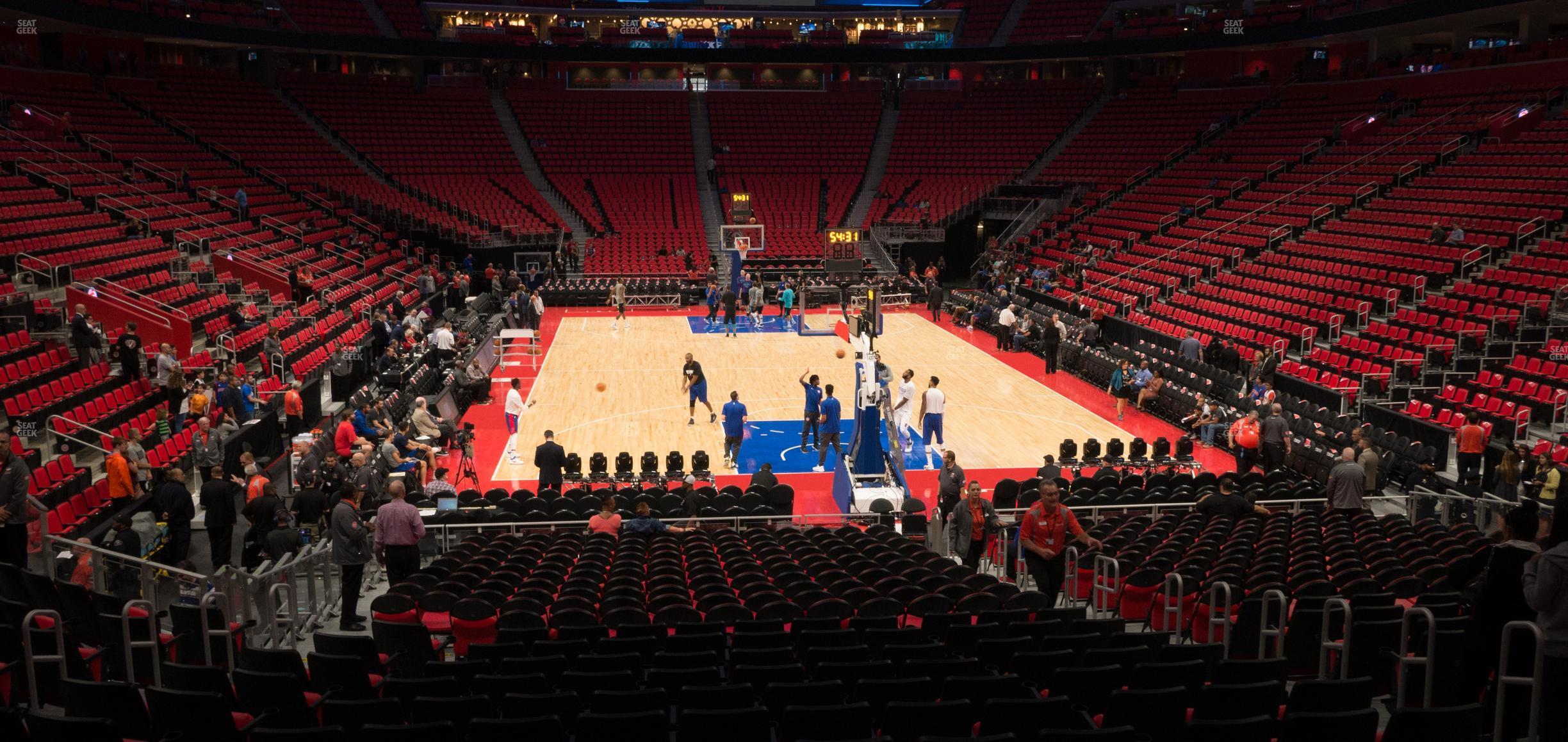 Seating view for Little Caesars Arena Section 116