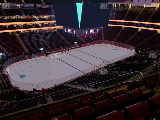 Seating view for Prudential Center Section 125