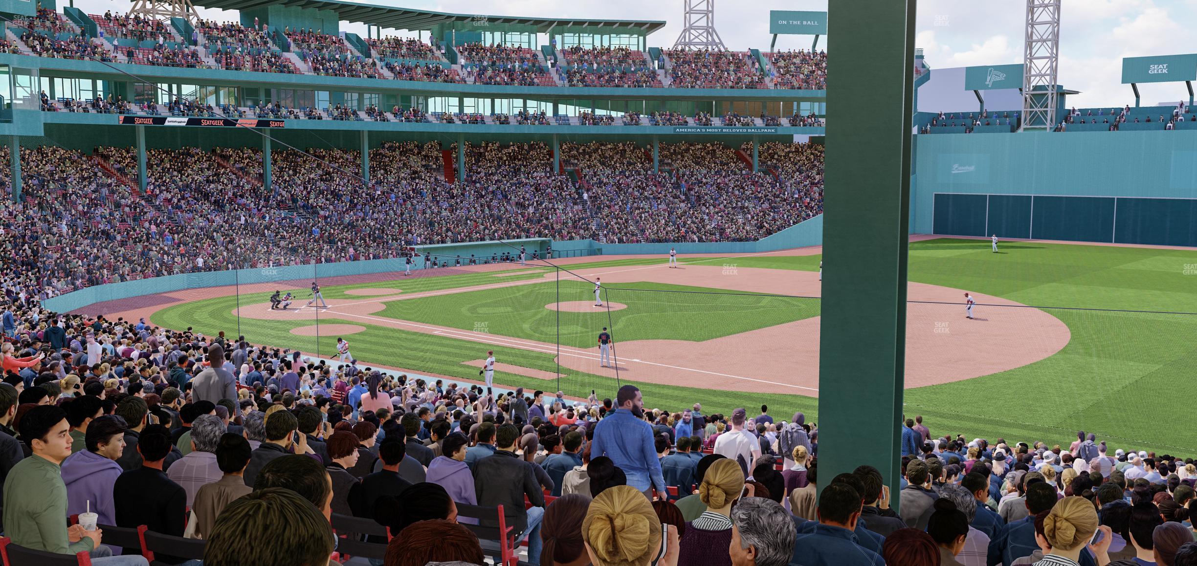 Seating view for Fenway Park Section Grandstand 12