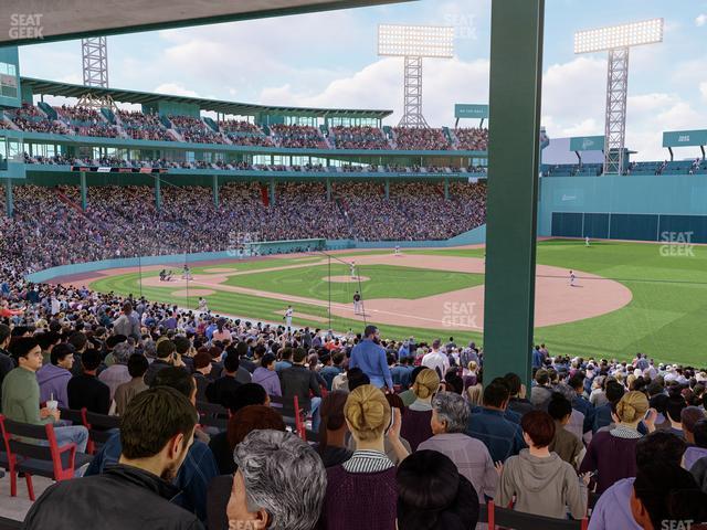 Seating view for Fenway Park Section Grandstand 12