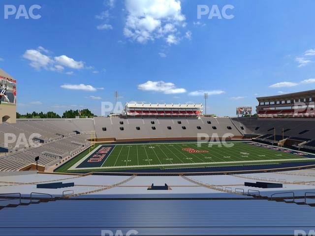 Seating view for Vaught Hemingway Stadium Section G