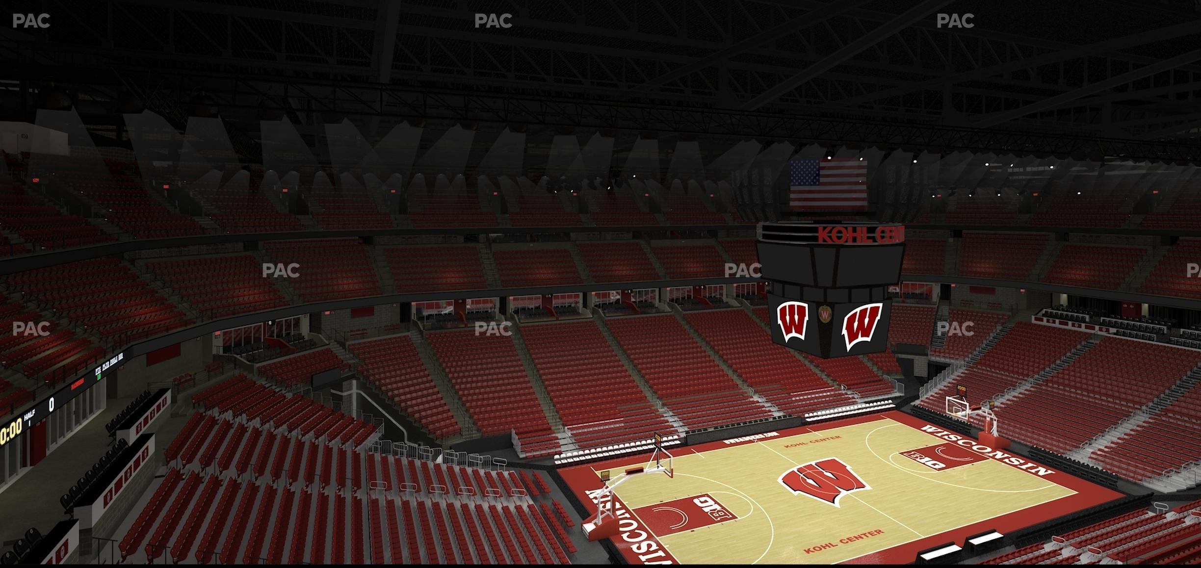 Seating view for Kohl Center Section 311