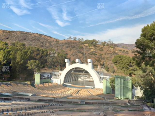 Seating view for Hollywood Bowl Section Q 3