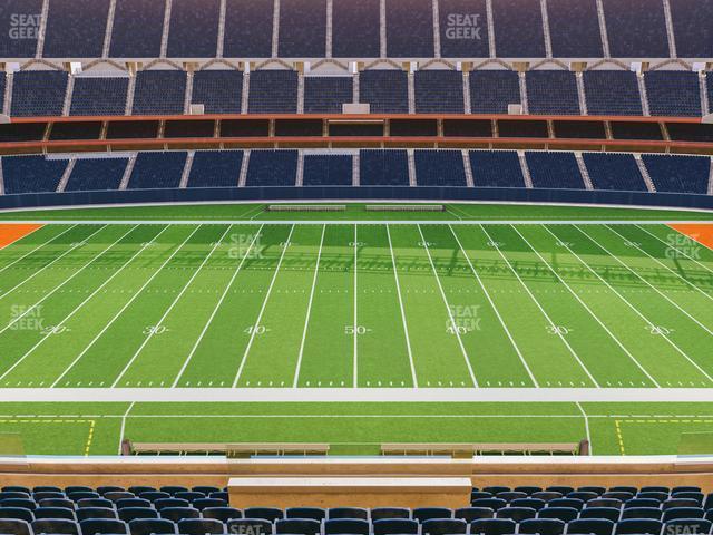 Seating view for Soldier Field Section 309 Club