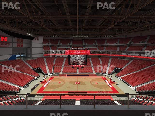 Seating view for Pinnacle Bank Arena Section 219