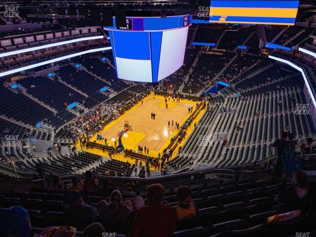 Seating view for Chase Center Section 211