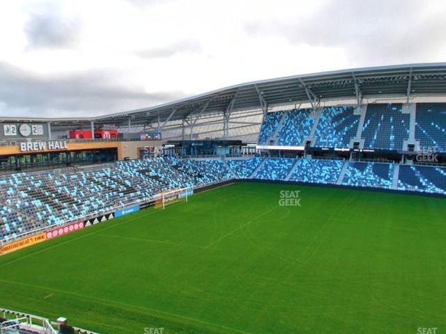 Seating view for Allianz Field Section 134