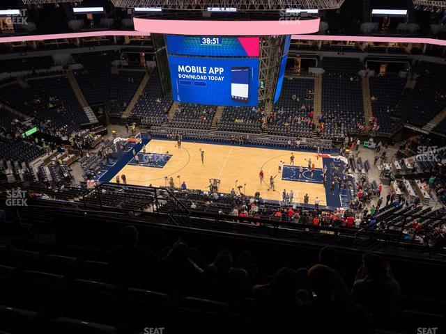 Seating view for Target Center Section 230