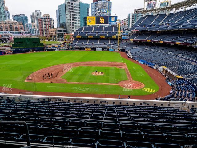 Seating view for Petco Park Section The Coronado Club 206