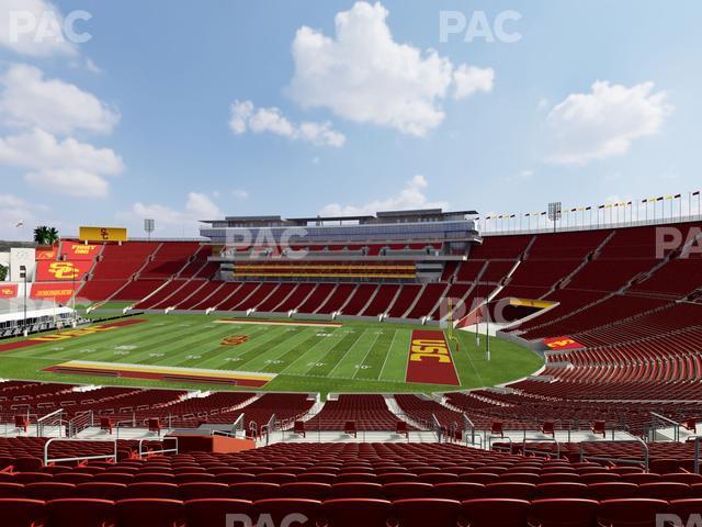 Seating view for Los Angeles Memorial Coliseum Section 219 B