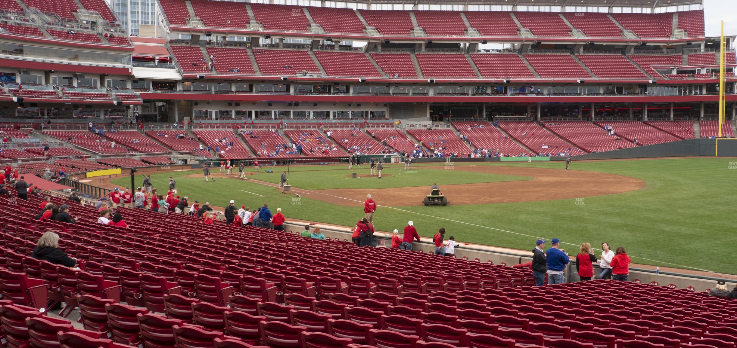 Seating view for Great American Ball Park Section 135