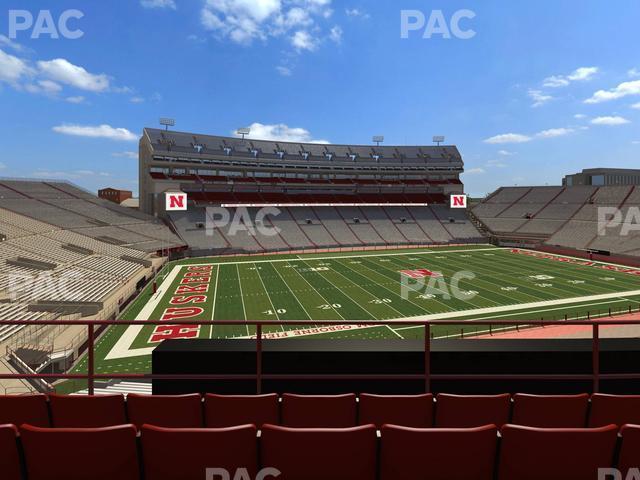 Seating view for Memorial Stadium Nebraska Section 230