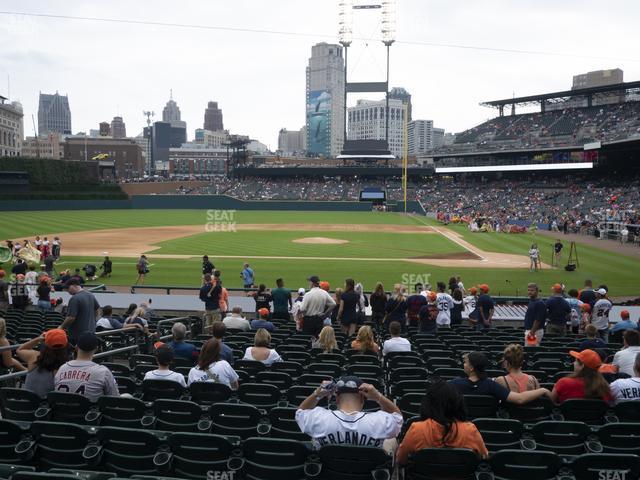 Seating view for Comerica Park Section 132