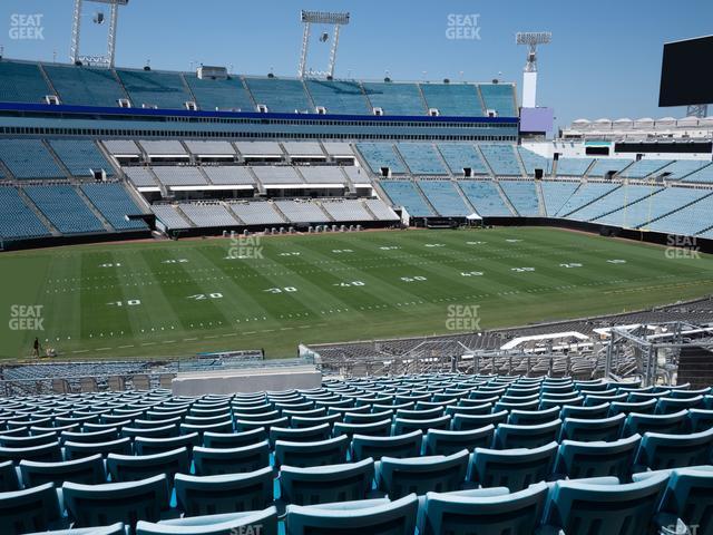 Seating view for EverBank Stadium Section 240