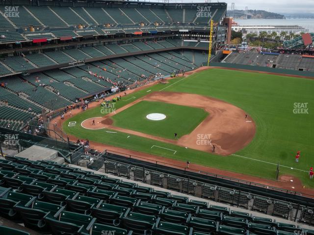 Seating view for Oracle Park Section View Reserved 305