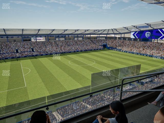 Seating view for Children's Mercy Park Section Suite 505