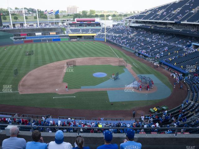 Seating view for Kauffman Stadium Section 412