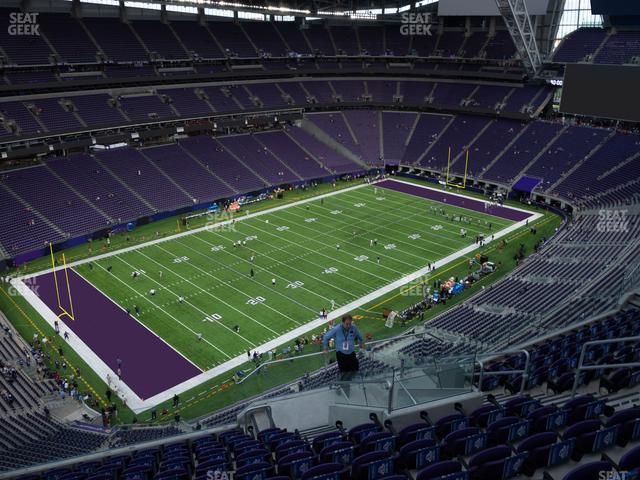 Seating view for U.S. Bank Stadium Section 347