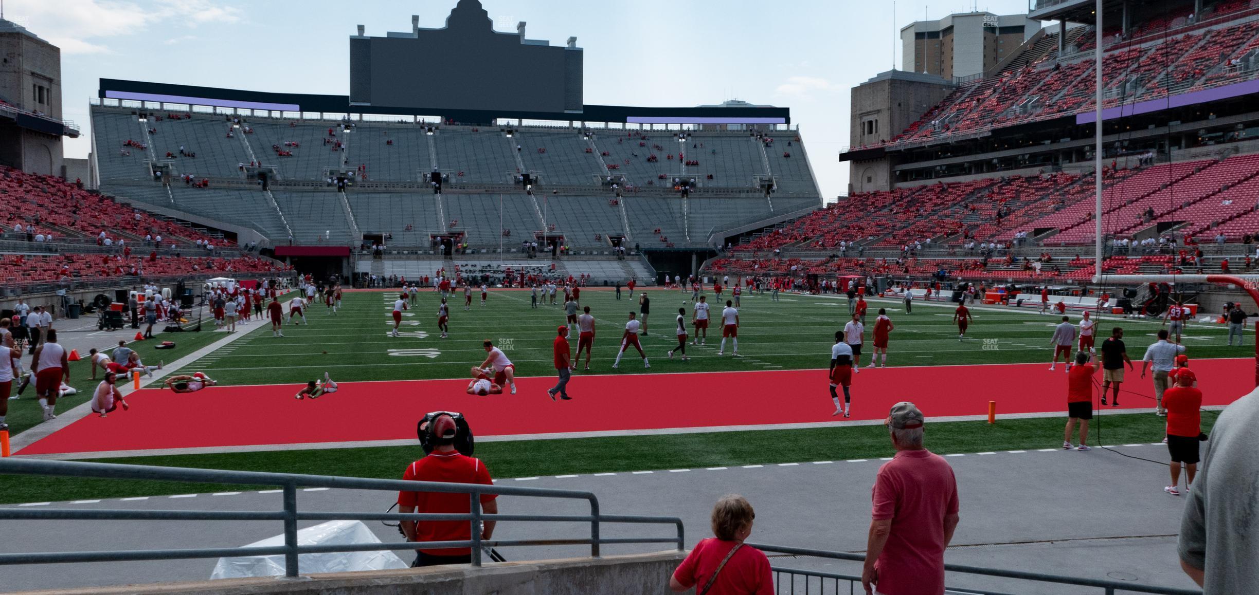 Seating view for Ohio Stadium Section 8 Aa