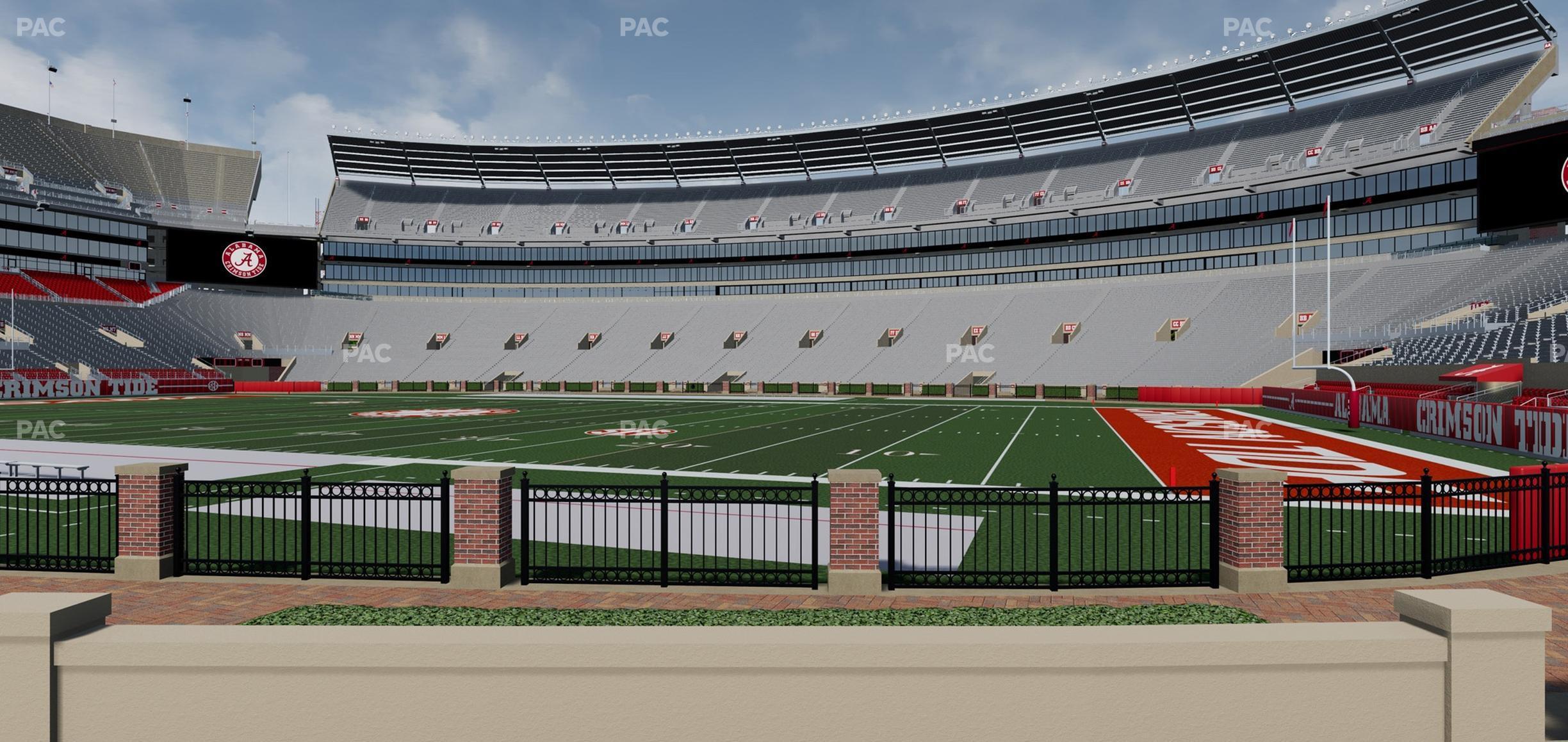 Seating view for Bryant Denny Stadium Section C