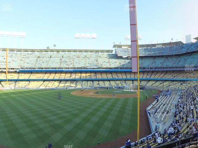 Seating view for Dodger Stadium Section 167 Lg