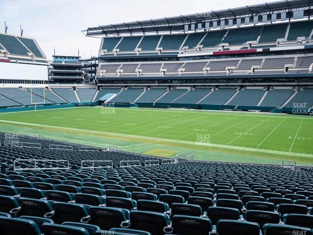 Seating view for Lincoln Financial Field Section 103