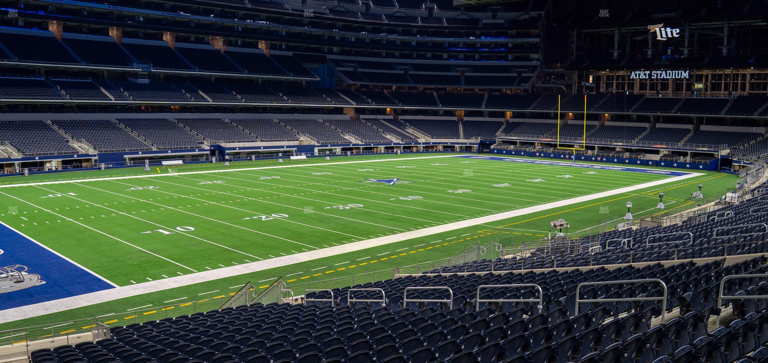 Seating view for AT&T Stadium Section Hall Of Fame Suite 209