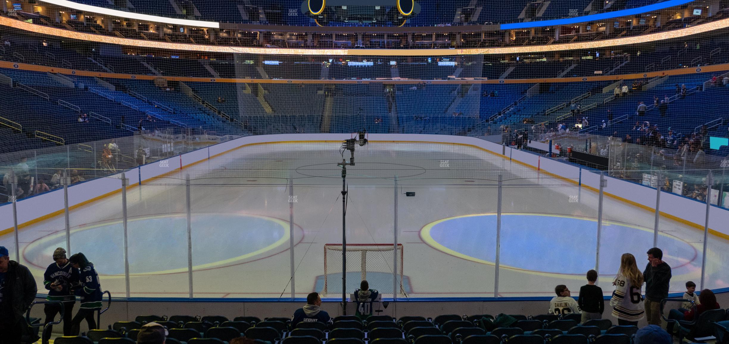 Seating view for KeyBank Center Section 111