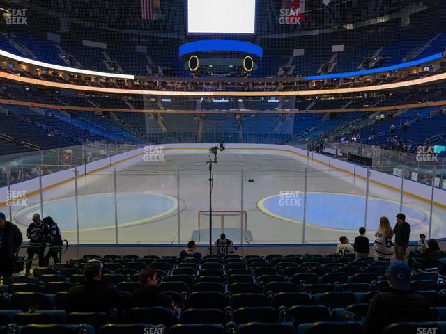 Seating view for KeyBank Center Section 111