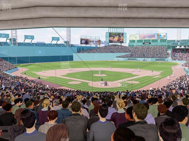 Seating view for Fenway Park Section Grandstand 21