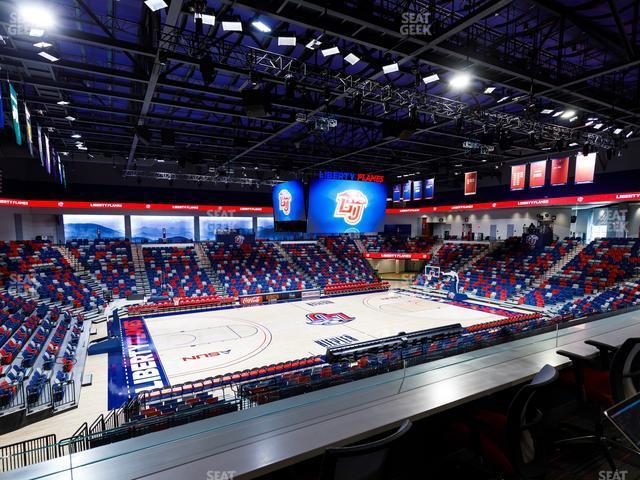 Seating view for Liberty Arena Section Loge Box 10